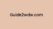 Guide2wdw.com Coupon Codes