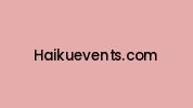 Haikuevents.com Coupon Codes