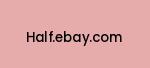 half.ebay.com Coupon Codes