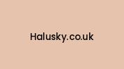 Halusky.co.uk Coupon Codes