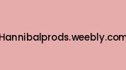 Hannibalprods.weebly.com Coupon Codes