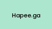Hapee.ga Coupon Codes
