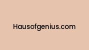 Hausofgenius.com Coupon Codes