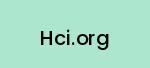 hci.org Coupon Codes