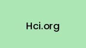 Hci.org Coupon Codes