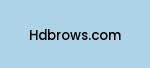hdbrows.com Coupon Codes