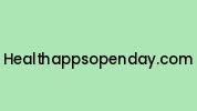 Healthappsopenday.com Coupon Codes