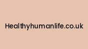 Healthyhumanlife.co.uk Coupon Codes