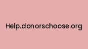 Help.donorschoose.org Coupon Codes