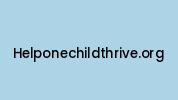 Helponechildthrive.org Coupon Codes