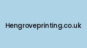 Hengroveprinting.co.uk Coupon Codes