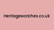 Heritagewatches.co.uk Coupon Codes
