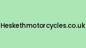 Heskethmotorcycles.co.uk Coupon Codes