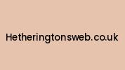 Hetheringtonsweb.co.uk Coupon Codes