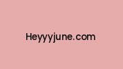 Heyyyjune.com Coupon Codes