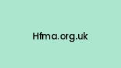 Hfma.org.uk Coupon Codes