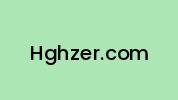 Hghzer.com Coupon Codes