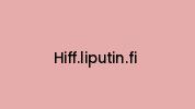 Hiff.liputin.fi Coupon Codes