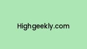 Highgeekly.com Coupon Codes