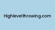 Highlevelthrowing.com Coupon Codes