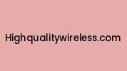 Highqualitywireless.com Coupon Codes