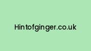 Hintofginger.co.uk Coupon Codes