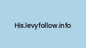 His.levyfollow.info Coupon Codes