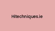 Hitechniques.ie Coupon Codes