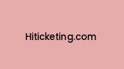 Hiticketing.com Coupon Codes