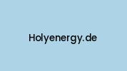 Holyenergy.de Coupon Codes