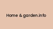 Home-and-garden.info Coupon Codes