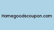 Homegoodscoupon.com Coupon Codes