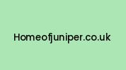 Homeofjuniper.co.uk Coupon Codes