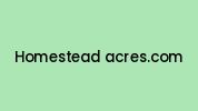 Homestead-acres.com Coupon Codes