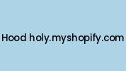 Hood-holy.myshopify.com Coupon Codes