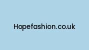 Hopefashion.co.uk Coupon Codes