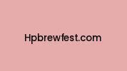 Hpbrewfest.com Coupon Codes