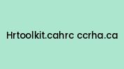 Hrtoolkit.cahrc-ccrha.ca Coupon Codes