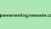 Httpwwwnewfrog.newswire.com Coupon Codes