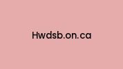 Hwdsb.on.ca Coupon Codes