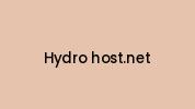Hydro-host.net Coupon Codes