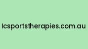 Icsportstherapies.com.au Coupon Codes