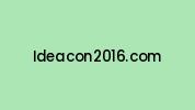 Ideacon2016.com Coupon Codes