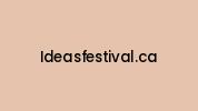 Ideasfestival.ca Coupon Codes