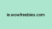 Ie.wowfreebies.com Coupon Codes