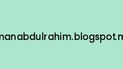 Imanabdulrahim.blogspot.my Coupon Codes