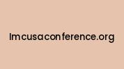 Imcusaconference.org Coupon Codes