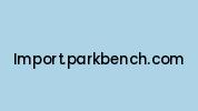 Import.parkbench.com Coupon Codes