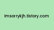 Imsorrykjh.tistory.com Coupon Codes