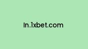 In.1xbet.com Coupon Codes